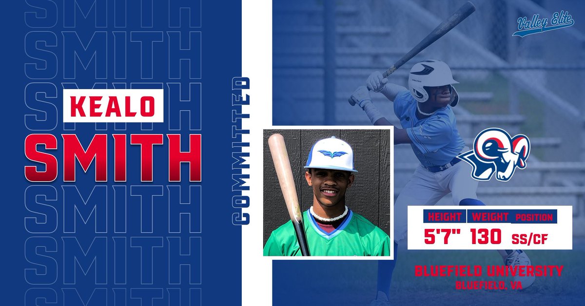 valleybsblscout's tweet photo. Congrats to Wilson Memorial HS (2024) SS/CF Kealo Smith on his commitment to Bluefield University! #Ramily https://t.co/RH72rz7AHi