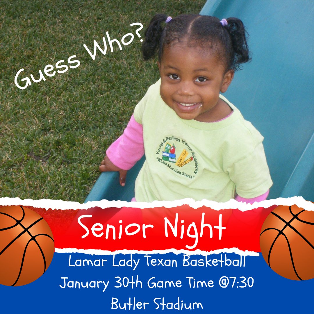 lamartexansgbb's tweet photo. It’s senior night! 

We’re celebrating them tonight! https://t.co/7kenO6SEXW