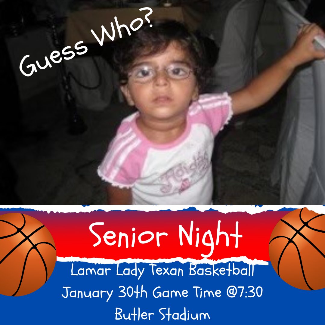 lamartexansgbb's tweet photo. It’s senior night! 

We’re celebrating them tonight! https://t.co/7kenO6SEXW