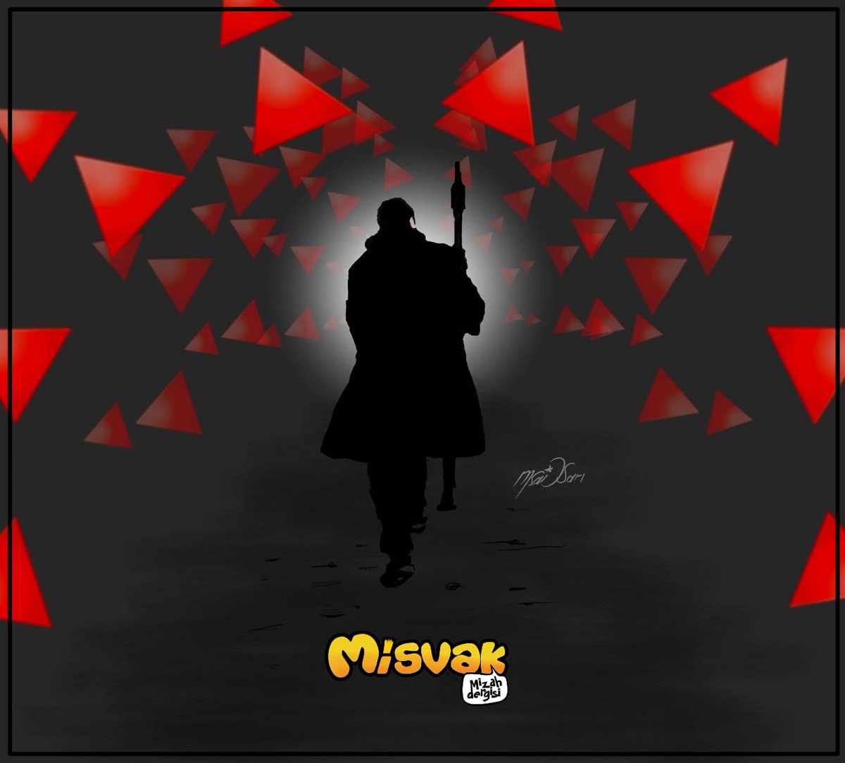 İşgal ordusunun  içinden geçen Siyah Kabanlı Savaşçı'ya selam olsun 🫡

(Video yorumda)