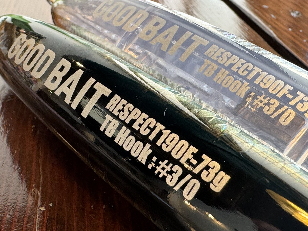 hage_fishing's tweet photo. GOOD BAIT

RESPECT 190F

190mm 73g フローティングミノー

カラー
80 ブラックベリー
80 タイニークリア

オンラインショップからも ご購入いただけます

#goodbait #respect190f 
#hage #fishing #fishingtackle #tokyo https://t.co/cSZb1XDA6R