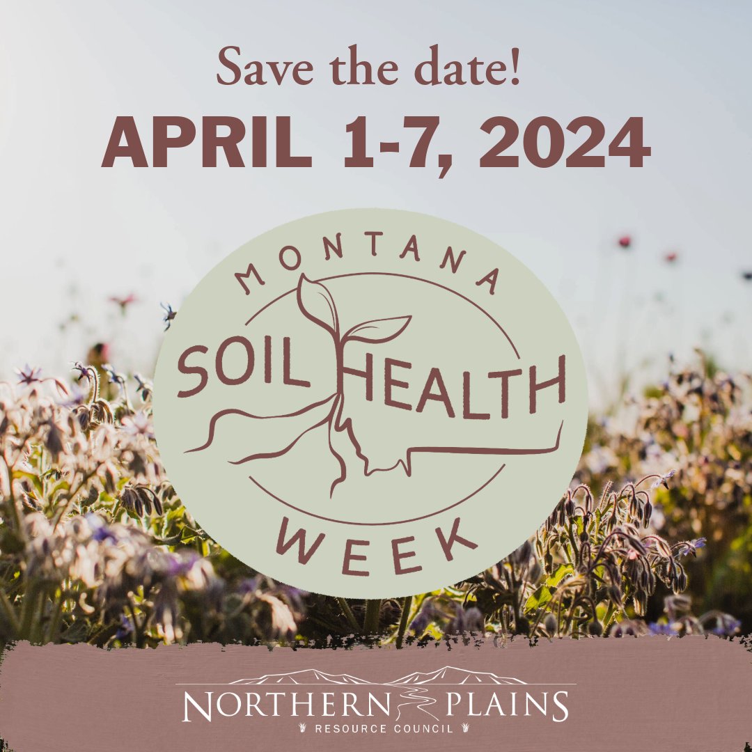 NorPlains's tweet photo. Northern Plains helped to champion and pass a resolution during the last legislative session to establish the first week of April as 
#MTSoilHealthWeek.

Save the date - the first Montana Soil Health Week will be April 1-7, 2024!

Stay tuned for more details. https://t.co/YW2dKK6YhW