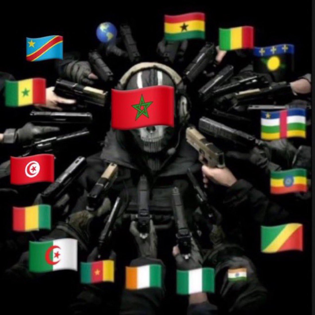 Ce soir je me suis rendu compte que le Maroc était le pays le + détesté en Afrique