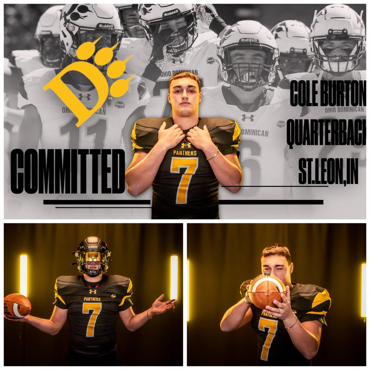 ColeBurton28's tweet photo. 100% Commited💯!  Thank you @CoachCoad @Coach_Cummings @CoachJamesLee Ready to get to work! https://t.co/AVr9BJKJ1e