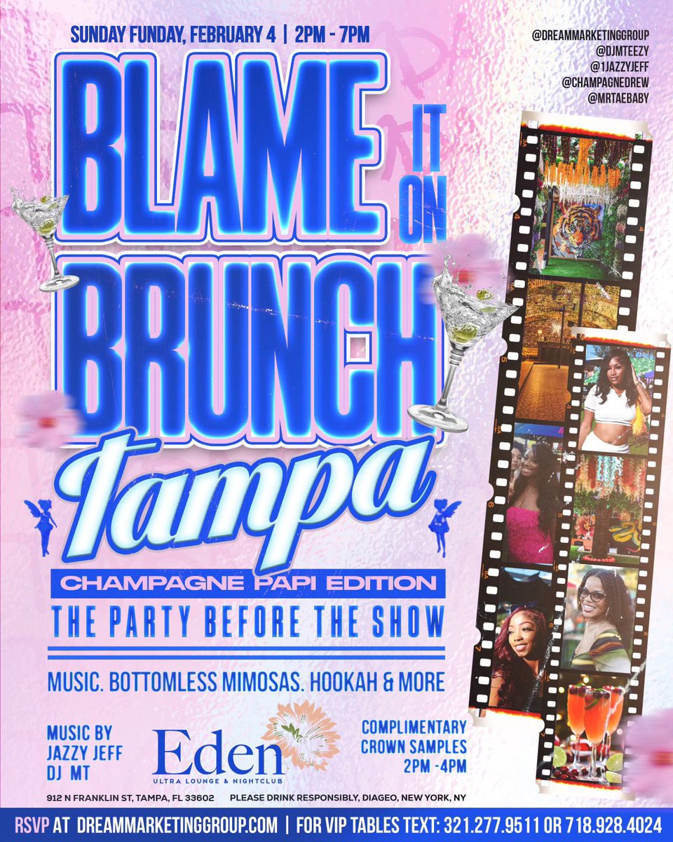 TAMPA!📍@drake pregame spot for Sunday!🔥