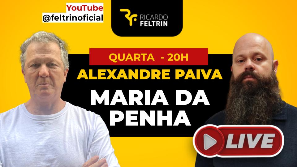 feltrinoficial's tweet image. Amanhã 20h em YouTube.com/@feltrinoficial @paivanasruas #mariadapenha #ricardofeltrin #live