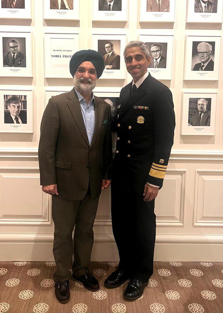 SandhuTaranjitS's tweet image. A pleasure to catch up with old friend Dr. Vivek Murthy, US @Surgeon_General &amp;amp; a key advisor to the President on public health matters. 

Fondly recall his support and efforts to deepen the 🇮🇳🇺🇸 partnership, especially in healthcare during my last 2 stints.