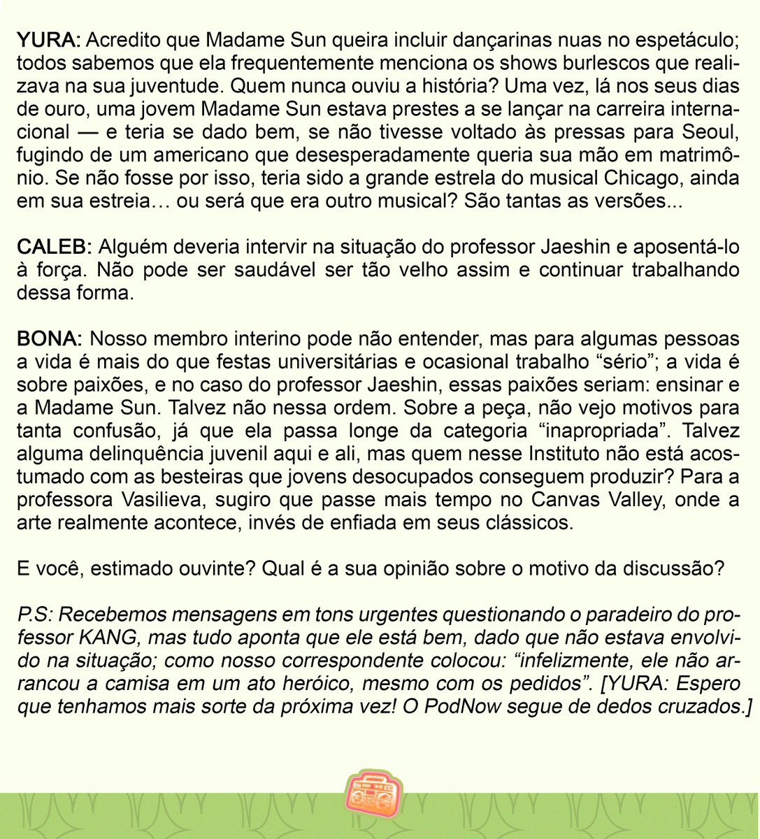 nowccast's tweet photo. 𝗡𝗢𝗩𝗢 𝗣𝗢𝗦𝗧 𝗡𝗢 𝗕𝗟𝗢𝗚: Em um Instituto de Artes, a vida é sempre um filme; hoje, particulamente, foi um filme de guerra, com coordenadores aos berros e idosos na enfermaria (não se preocupem, o diagnóstico foi: amor demais!). Quer saber mais? Vem com a gente! https://t.co/eknA4knAmB