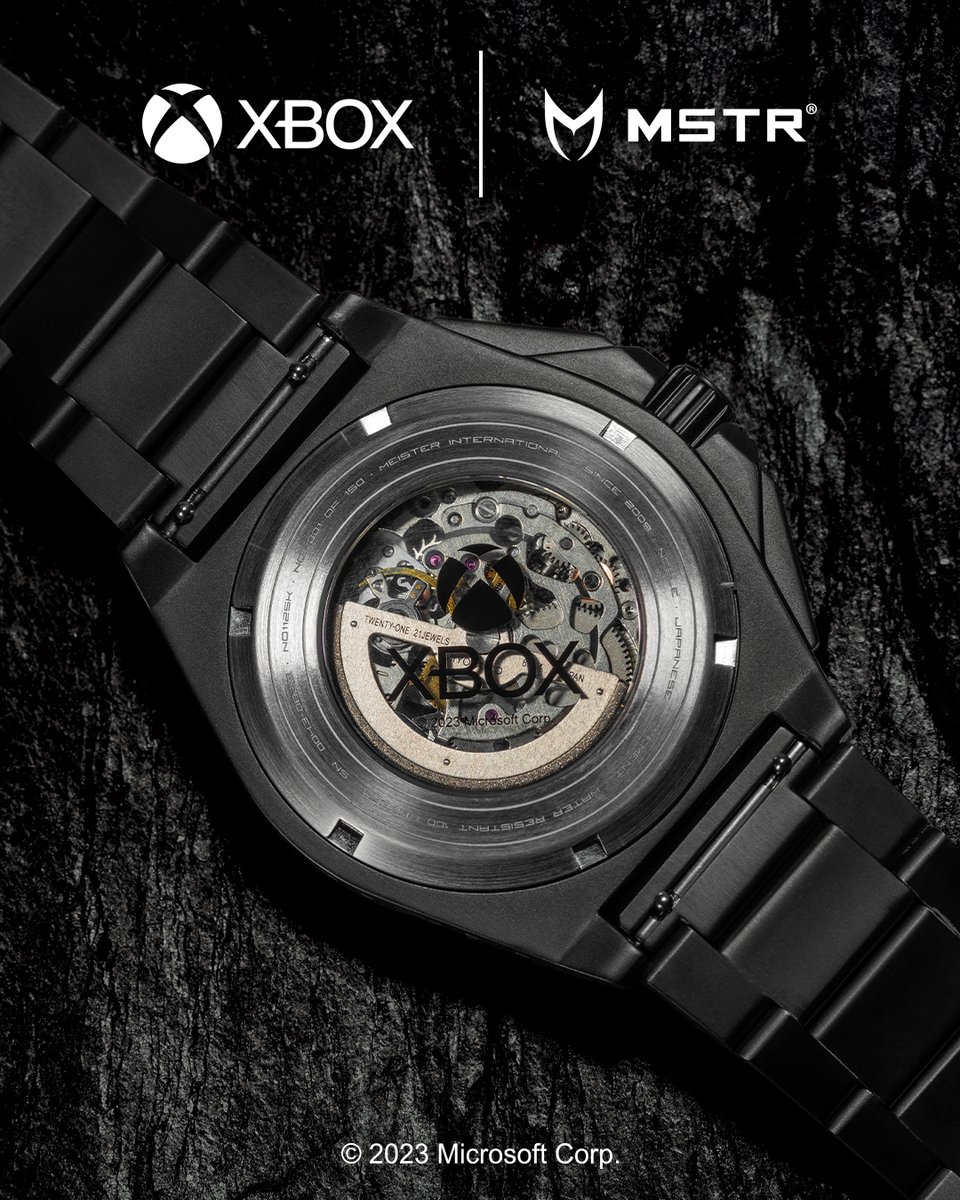 Unboxing the new <a href="/Xbox/">Xbox</a> Automatic Noble by <a href="/mstrwatches/">Meister Watches</a>. Comes packaged in a miniature series X designed box! Featuring a sapphire crystal and mechanical movement you can see through the iconic X sphere logo on the face. Get yours before it’s sold out!
⌚ mstrwatches.com/collections/xb…