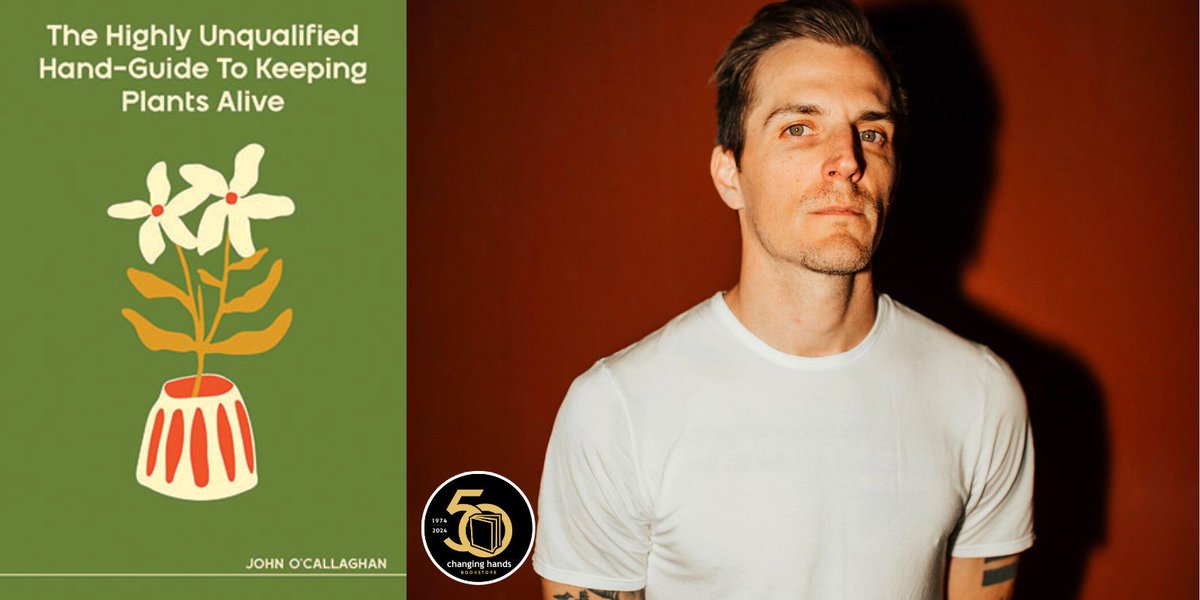 JUST ANNOUNCED — 2/17 in Tempe, @themaine frontman John O'Callaghan (@johnmaine) discusses and signs his third poetry collection, THE HIGHLY UNQUALIFIED HAND-GUIDE TO KEEPING PLANTS ALIVE. 🎟️ bit.ly/3Umj6Dl | @8123