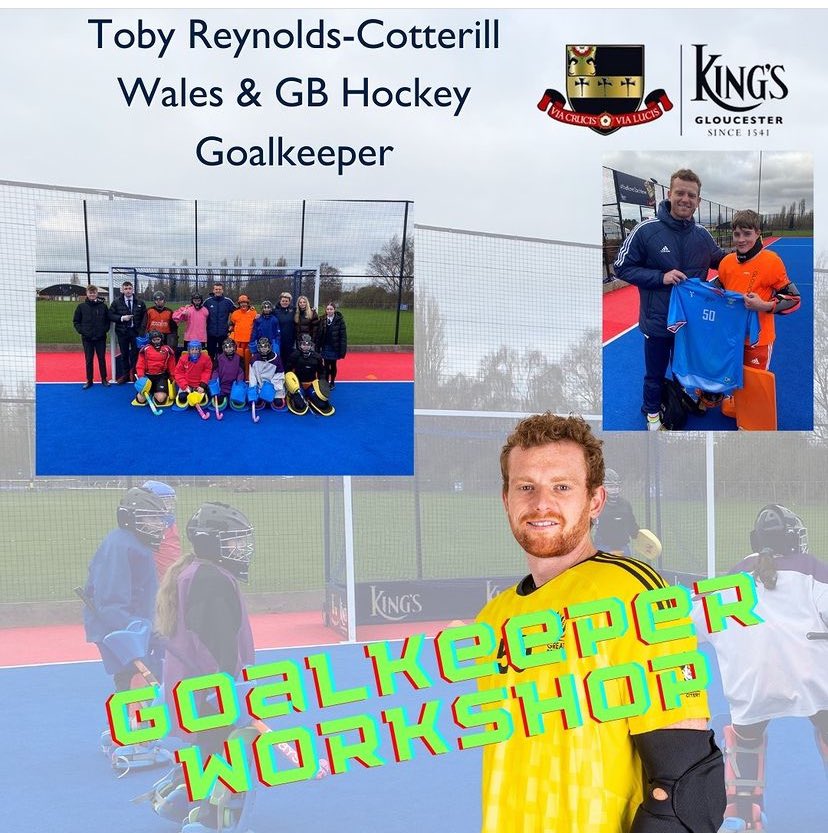 🏑- Great to have Toby Reynolds-Cotterill in school today.