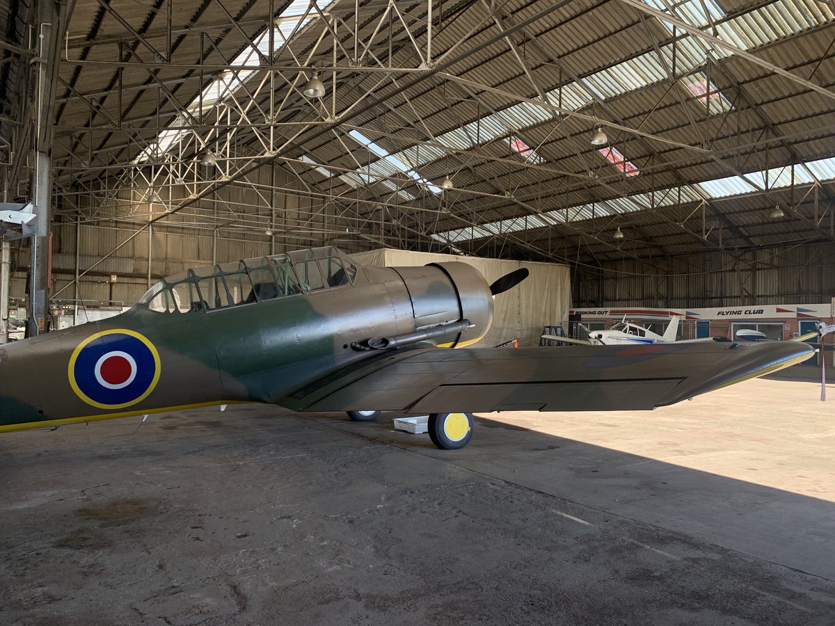 AJLUK1's tweet photo. As stunning as the views this beauty was in  the Hangar next door! #T6Texan #RAFHarvard #flighttraining #aviation #warbird #flight https://t.co/VqxaUvkQ2W