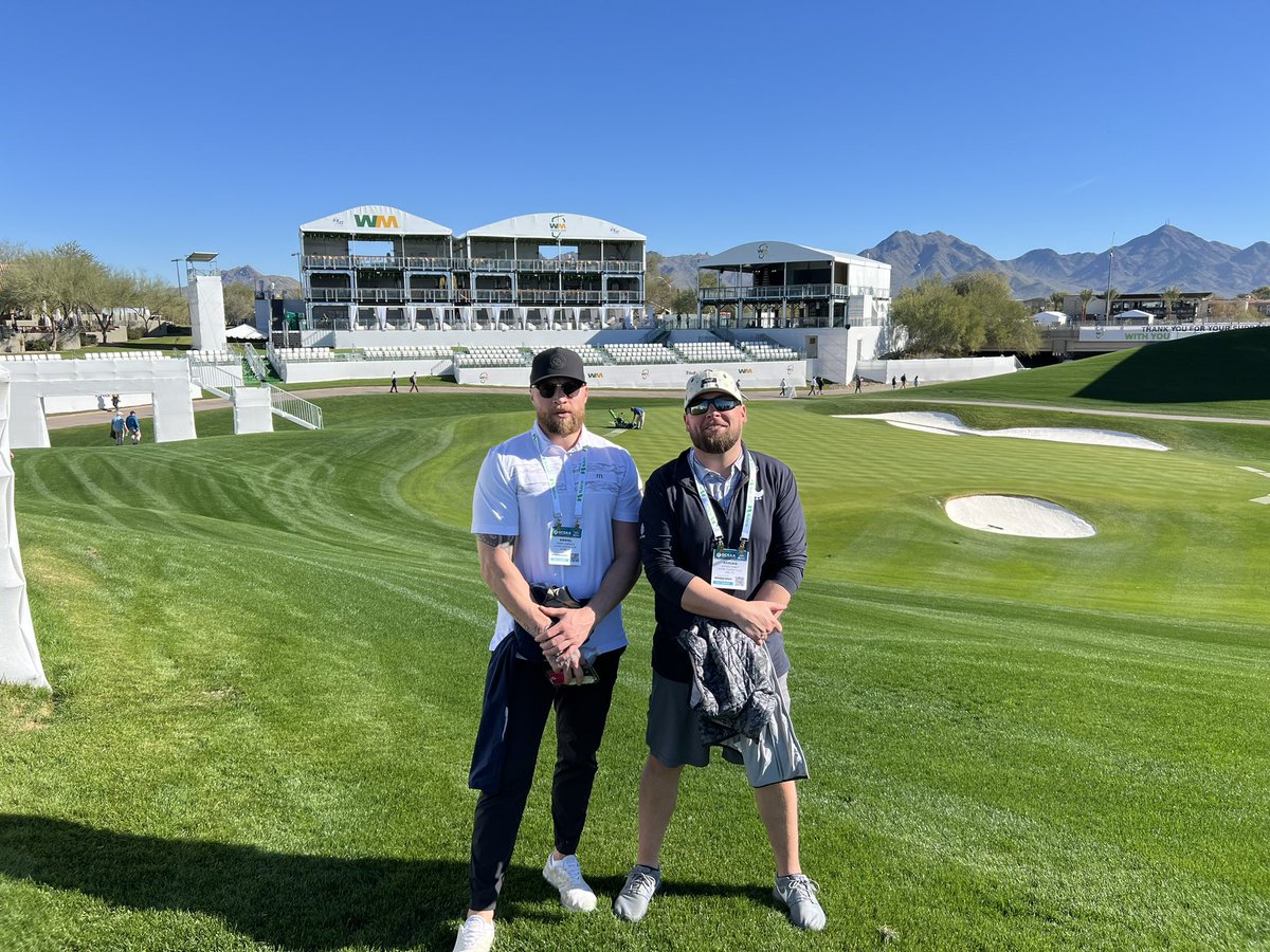 AdamV_801's tweet photo. We were very lucky to visit #Tpcscottsdale for the #GCSAAConfrerence. What an amazing place! https://t.co/NgNIFKaVG5
