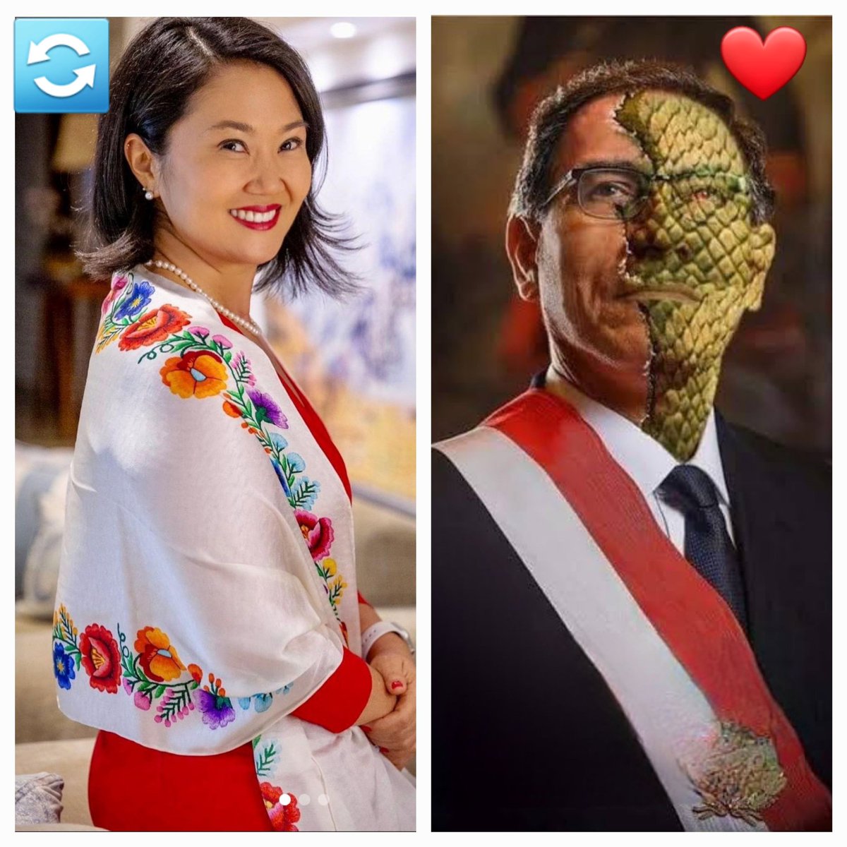 Oswaldoconfe's tweet image. A ver definamos esto de una vez , quien crees que si va ir a la cárcel esta vez :

Martin Vizcarra.................❤️
Keiko Fujimori...................🔄

          Rt.                            Like
