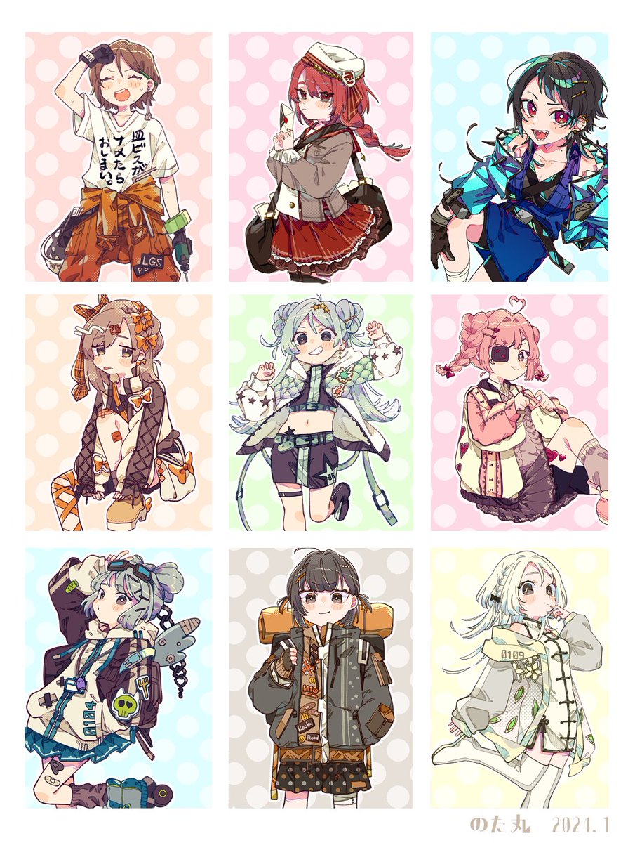 31擬人化計画⚡(1/2) #イラスト