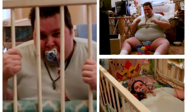 Este hombre se considera trans-edad y dice identificarse con un bebé.
Esto genera la ideología de género, la agenda 2030 y toda la basura progresista que quieren hacernos creer que esto es normal.
Son unos enfermos mentales y degenerados.