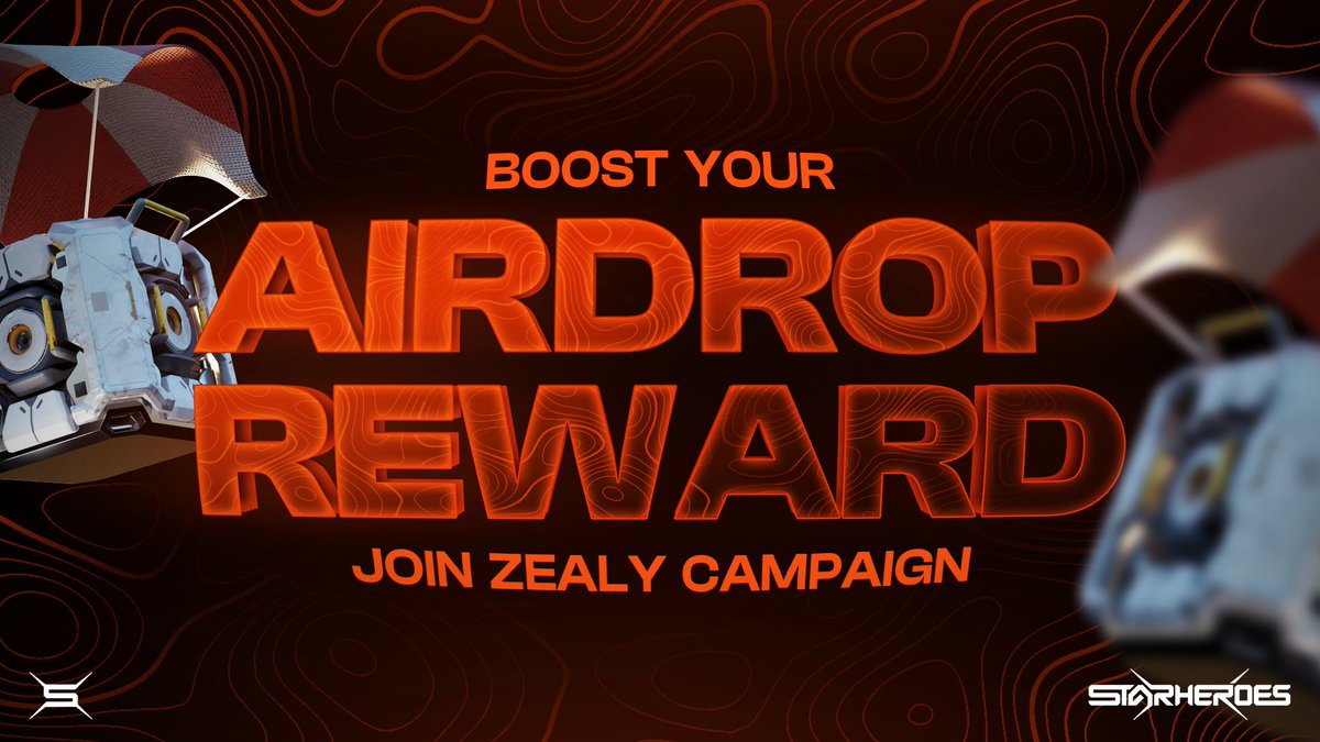 🚀 Boost your $STAR Airdrop reward! 🚀 Join our Zealy Campaign and snag one of the 6 WL spots for our IDO on @Spartadex_io (7th-8th February) by posting an awesome thread about StarHeroes 🧵 Links below 👇