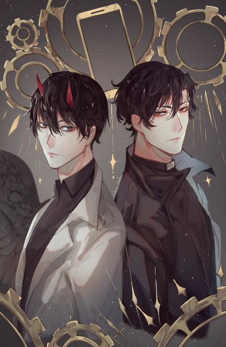 Thought it would be fun to draw these two again!#ORV #joongdok 