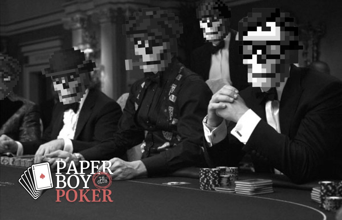 🗞️ Paperboy Poker Club 🗞️ 

Saturday, February 3rd.8

🆓  1 GAME
🇪🇺  9PM CET 
🔓  to all
🎁  Cash prize

Link PokerNow : 

pokernow.club/mtt/paperboypo…

🎁 Here are the prize for the poker tournament 🎁 

1️⃣First game at 9PM CET:

1 x <a href="/UndeadChefNFT/">💀 Undead Chefs 🧑‍🍳</a>

⚠️ Be sure to follow the rules to