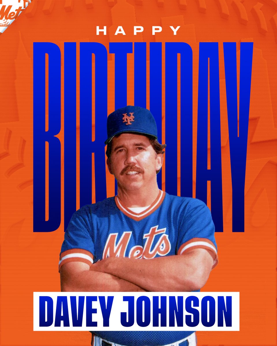 ¡Feliz cumpleaños, Davey Johnson! 🥳