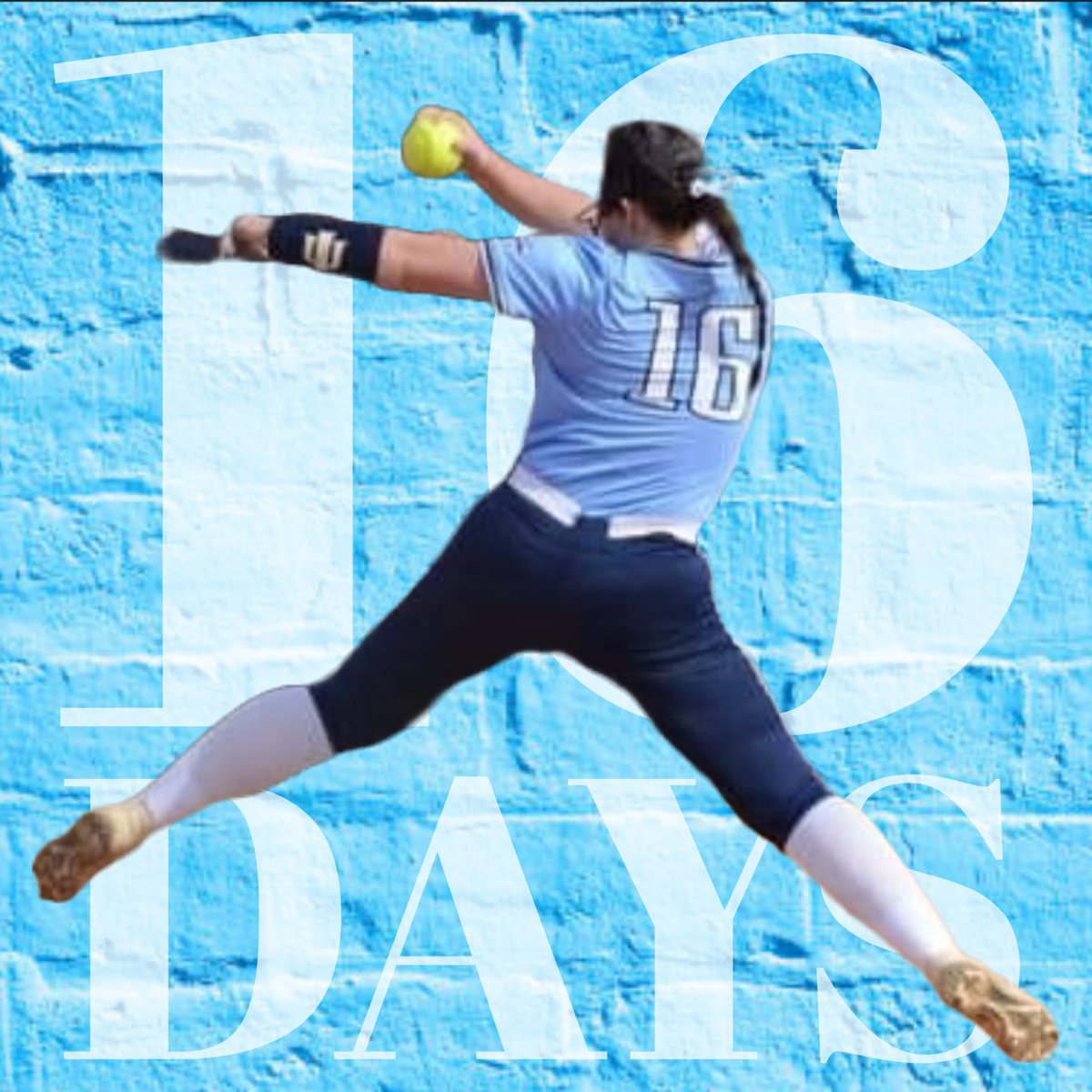 JURoyalsSB's tweet photo. It’s Maddie Pritchard Day!  16 more days. Can’t wait 💙 https://t.co/2US8t7g5oz