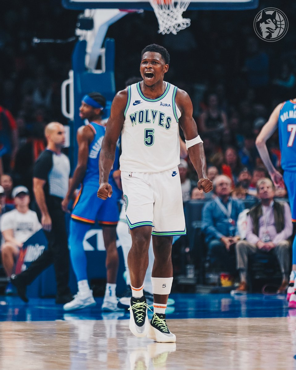 Timberwolves's tweet photo. HOW ‘BOUT THAT WIN? 🐺 https://t.co/gCZPjDq3br