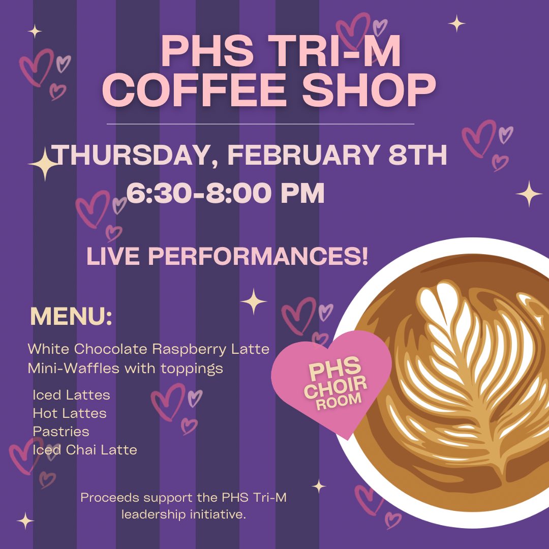 Piper Tri-M (@piper_tri_m) on Twitter photo Come hear some live music and grab a latte! We will be in the choir room during the home wrestling tournament so come support <a href="/piper_wrestling/">Piper Wrestling</a> and then come see us! Come hear some live music and grab a latte! We will be in the choir room during the home wrestling tournament so come support <a href="/piper_wrestling/">Piper Wrestling</a> and then come see us!