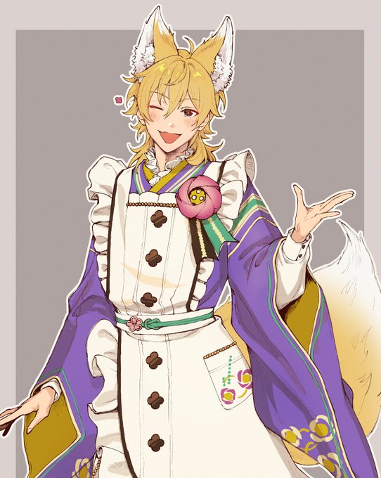 「animal ear fluff fox boy」 illustration images(Latest)