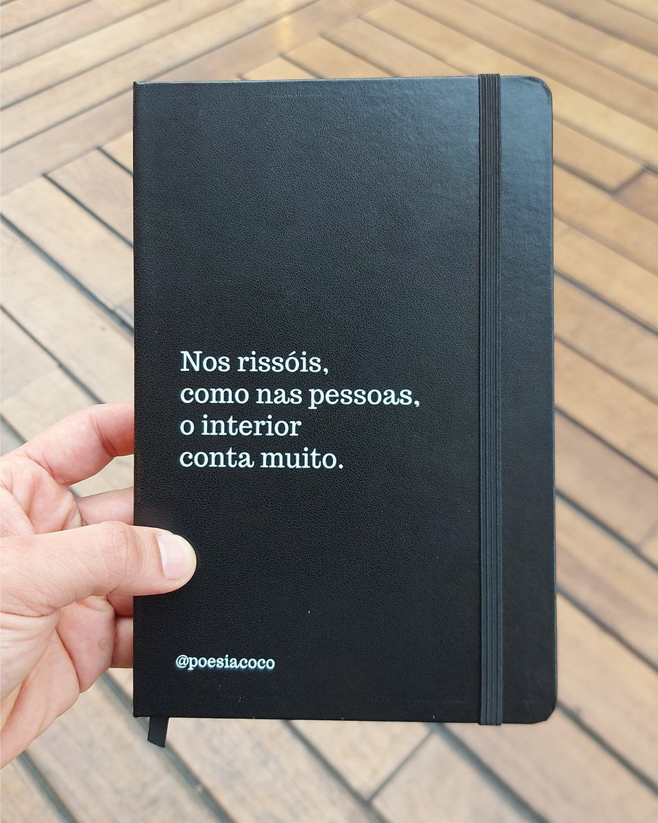 O caderno mais bonito que vão ver hoje.