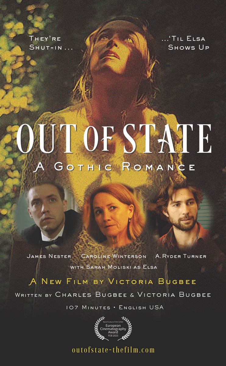 Thrilled that my first feature Out of State-A Gothic Romance was just selected by London Director Awards via FilmFreeway.com! @VictoriaBugbee #arthouse #gothicromance #dramaticcomedy #HastingsOnHudson