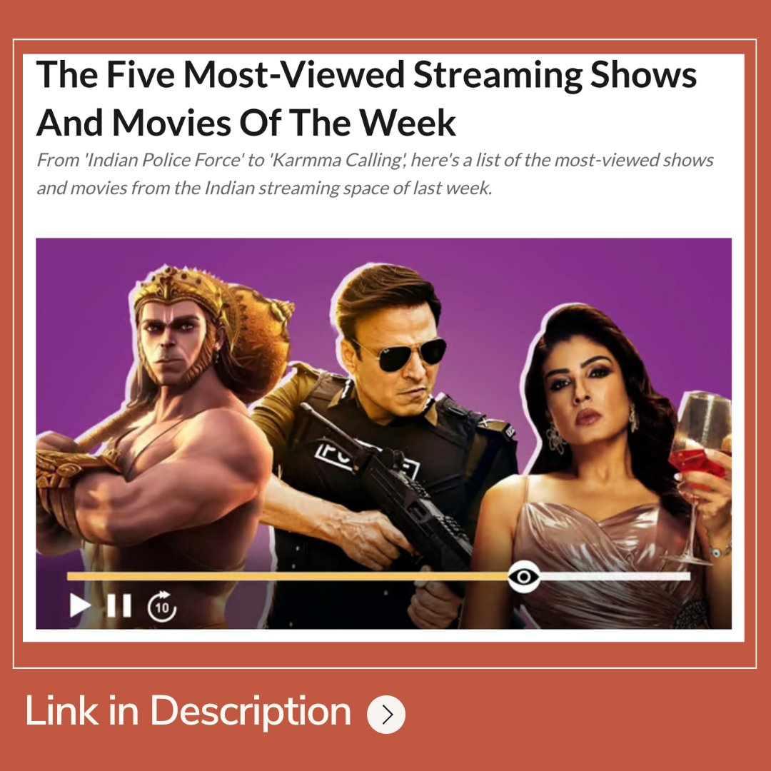 The Legend of Hanuman has made it to the most-viewed shows and movies this week. Thank you all for the streams and lets keep it going! Read the full review here : filmcompanion.in/trending/tv/th… #HotstarSpecials #TheLegendOfHanumanS3 #disneyplushotstar #TheLegendOfHanumanOnHotstar