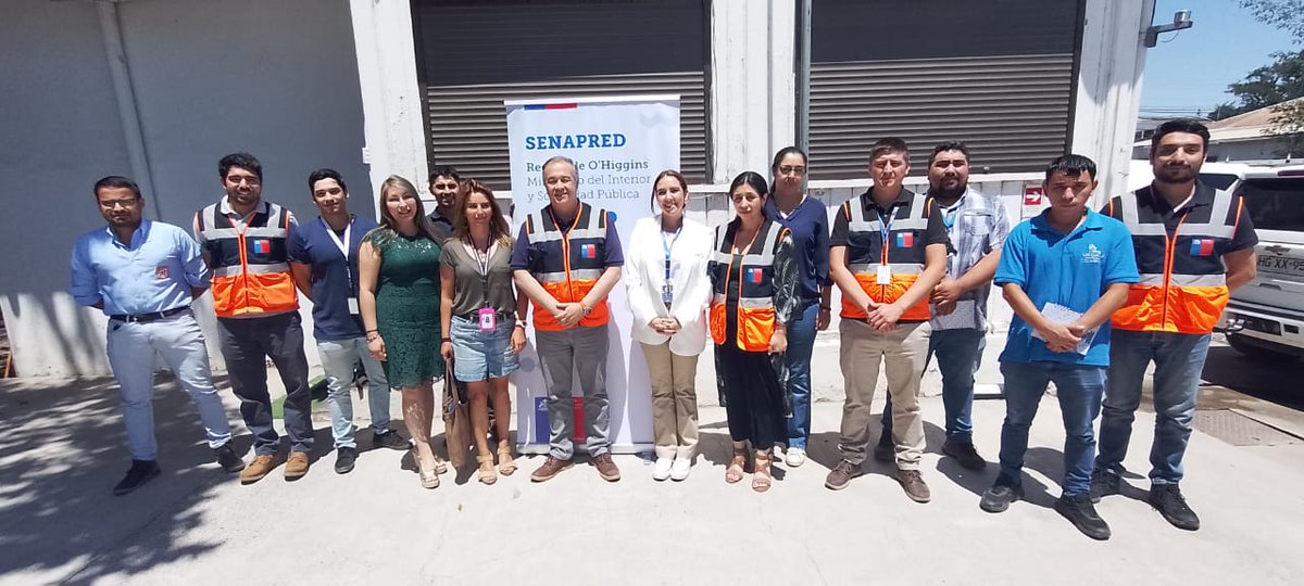 Senapred's tweet photo. Esta jornada #SENAPREDOHiggins encabezó capacitación sobre Gestión de Recursos de Emergencia y elaboración de fichas ALFAs y FIBEs, a equipos comunales encargados de emergencias. Participó en la instancia, #MIDESO y municipalidades de #LasCabras, #Litueche, #Codegua, #Paredones y #Marchigue.