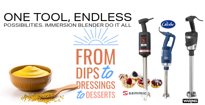 From silky smoothies to smooth soups and sauces, conquer any culinary challenge with the precision and power of a commercial immersion blender. Master every texture here: bit.ly/4bkbSpi
#EffortlessEats #KitchenHero