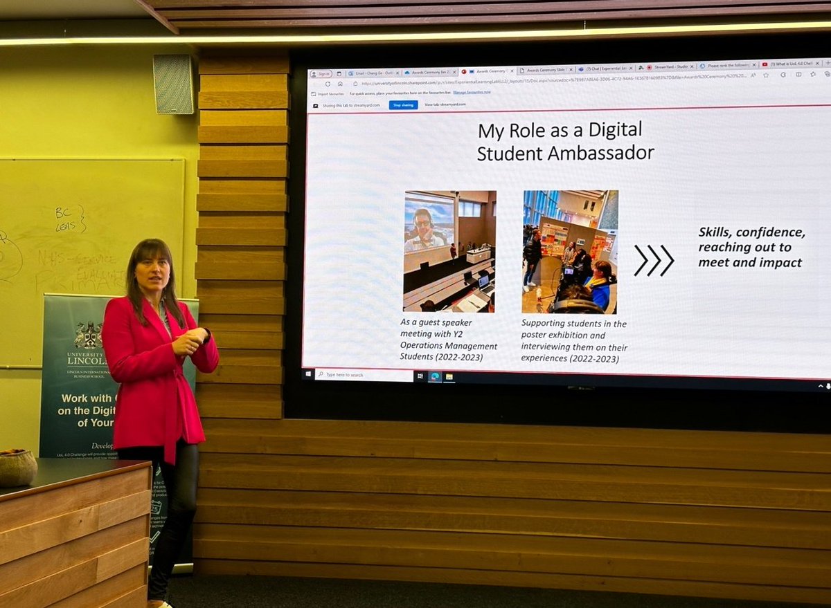 UoL Experiential Learning Lab & UoL4.0 Challenge (@uolchallenge) on Twitter photo UoL4.0 Challenge Project Alumni Presentation by Ms. Ingrida Vindase (Business & Marketing graduate 2023), sharing her experience about UoL 4.0 Challenge.
<a href="/UoLBusiness/">Lincoln International Business School</a> @UoLChallenge <a href="/COM3_NSR/">COM³</a> <a href="/BusinessLincs/">Business Lincolnshire</a>
#StudentsPresentation #DigitalChallenge UoL4.0 Challenge Project Alumni Presentation by Ms. Ingrida Vindase (Business & Marketing graduate 2023), sharing her experience about UoL 4.0 Challenge.
<a href="/UoLBusiness/">Lincoln International Business School</a> @UoLChallenge <a href="/COM3_NSR/">COM³</a> <a href="/BusinessLincs/">Business Lincolnshire</a>
#StudentsPresentation #DigitalChallenge