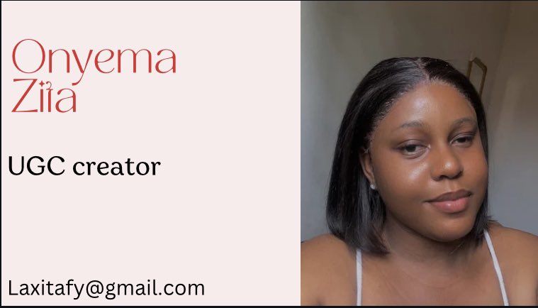 Hello, I’m a UGC creator based in Nigeria let’s be mutuals🥹#ugc #ugccreator #ugccommunity #ugcexample #ugctips #ugctipsforbeginners #ugccollab #ugccreatorsneeded #ugcskincareexample #usergeneratedcontents #explore