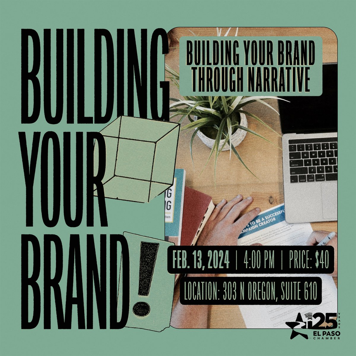 EPC915's tweet image. Start your brand's success story with Dr. Pineda's “Building Your Brand Through Narrative” on Feb 13 at 4 PM. Learn impactful branding and storytelling in this transformative series. Enhance your skills and stand out!

Tickets available now: bit.ly/48ZFxTu