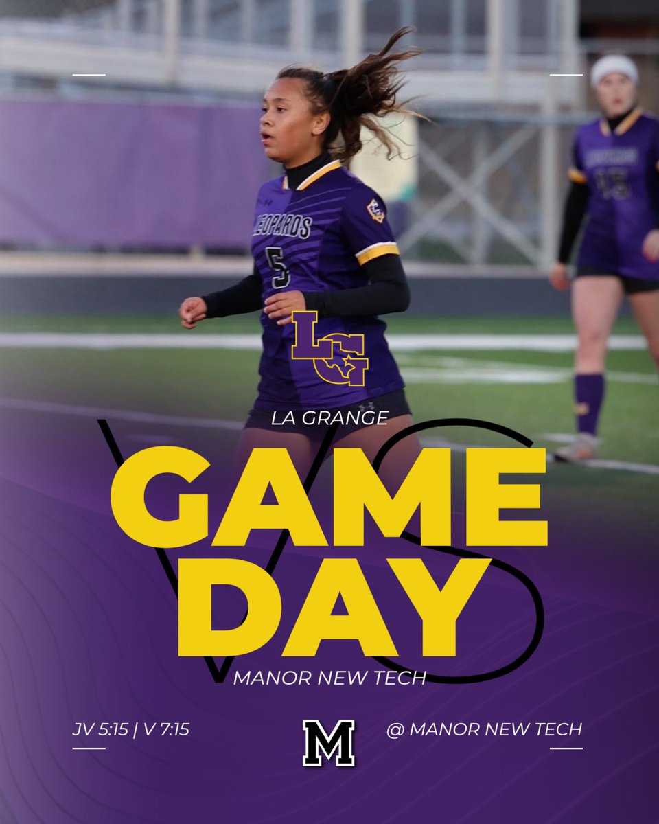Your Lady Leps soccer teams are on the road today to take on the Lady Titans of Manor New Tech in our second match of the district season! JV kicks off at 5:15pm and varsity will follow afterwards at 7:15pm! #OnthePROWL
