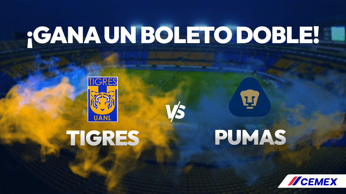#GIVEAWAY⚽Participa para ganar uno de los dos pases dobles para el partido de <a href="/TigresOficial/">Club Tigres 🐯</a> vs. Pumas en el Volcán.  
Solo necesitas: 
- Seguirnos 
- Darle RT 
- Comenta una forma de reutilizar plástico 
La respuesta más creativa ganará. 
Anunciaremos al ganador el viernes 2 de