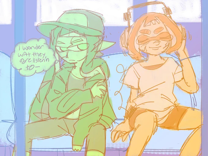 this really happened guys i was the mitski#splatoonart 