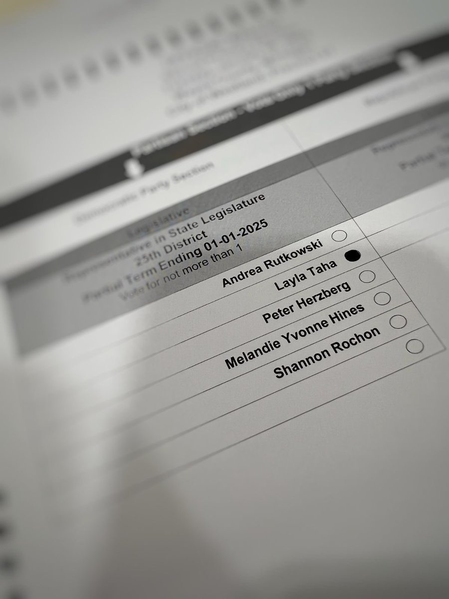 I voted this morning! Make your voice heard and vote today! You can find your polling location at MI.gov/vote. The snow should let up by 3pm and allow time for the roads to clear up, so make a plan to vote after work! You must be in line by 8pm for your vote to count.