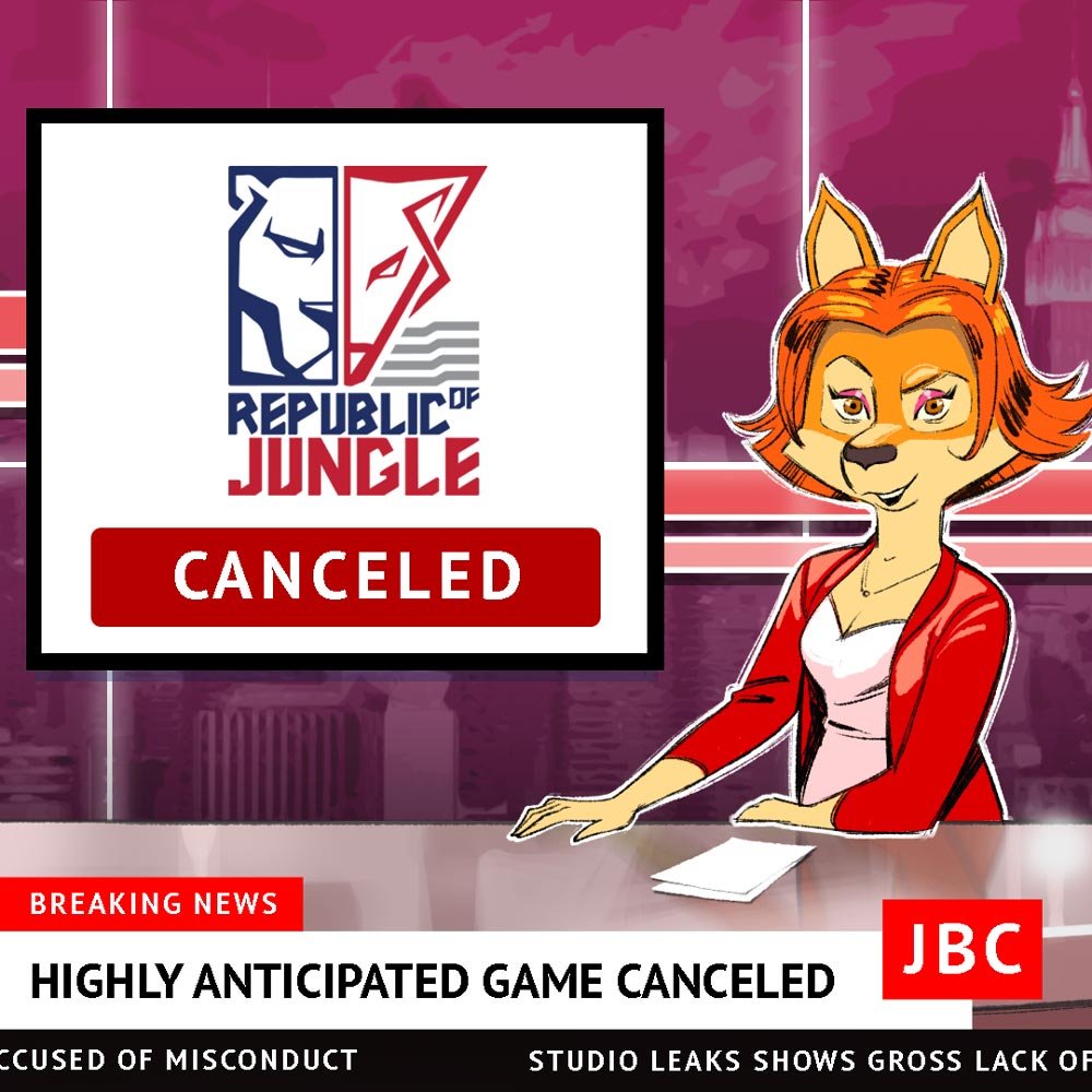A not-so-credible news outlet has spread fake news that leaks from our studio suggests Republic of Jungle is canceled.

FALSE. As we've repeatedly said for the past two years: It's coming soon...

Also, if we had a leaker, we'd be well-trained to catch them!

#IndieGameDev
