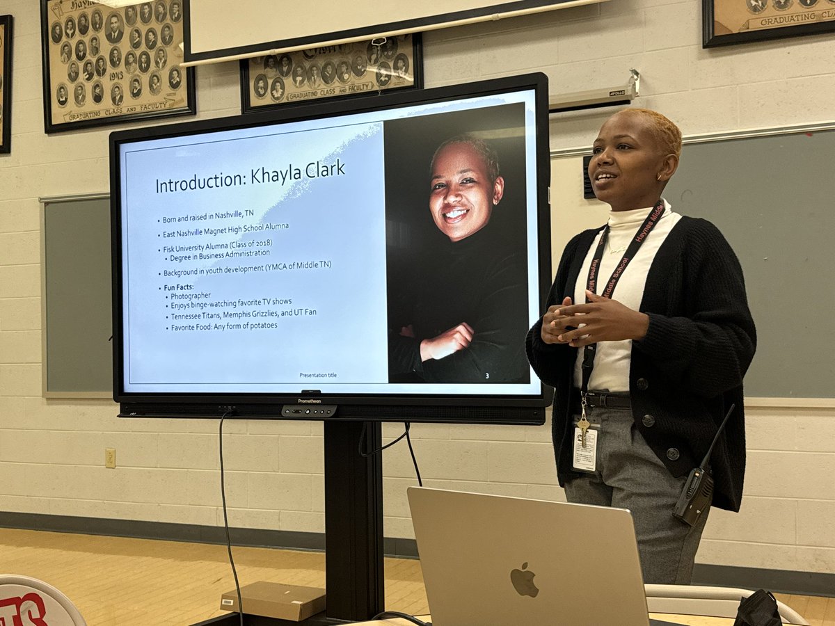 Meredithmmnps's tweet photo. Excellent partner meeting at Haynes Middle School today! Thank you, community partners, for your dedication and commitment to creating a brighter future for our students and families. @mnps_fcp @HaynesMiddle🖤♥️ https://t.co/uGqxFx09jp