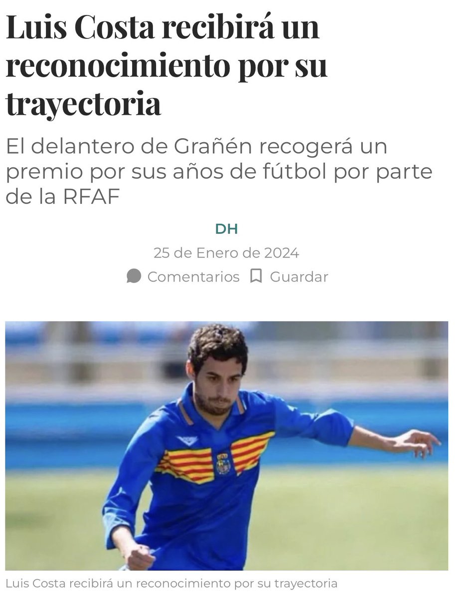 ☺️⚽️ ¡Mañana será un día especial! 

📰 Noticia completa aquí 👇🏽
eldiariodehuesca.com/deportes/luis-…