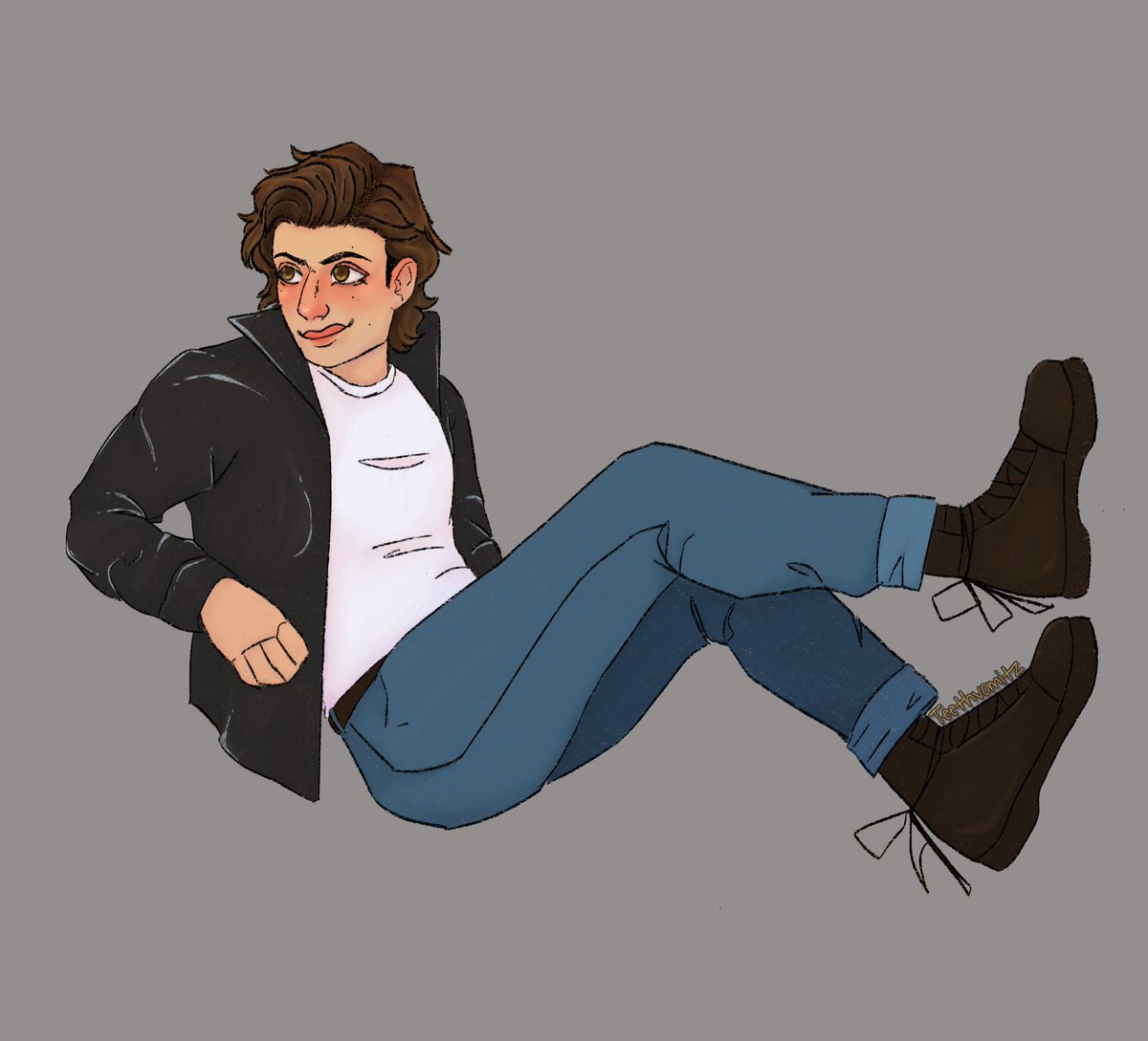 I peaked at these guys tbh 💀 
 Dad Eddie and Steve based off that one image if u kno u kno