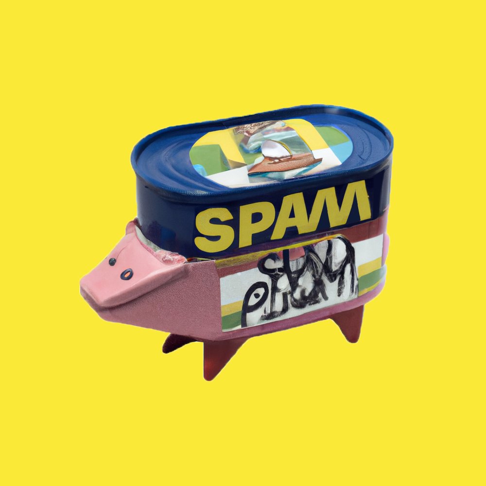 hapsxo's tweet photo. #SPAMart is #PORK…right? SPAM Figurine on #tezos, where #SPAMhappens 💛🐷 https://t.co/eJbzZ0ux4V https://t.co/5qbjlewPhf