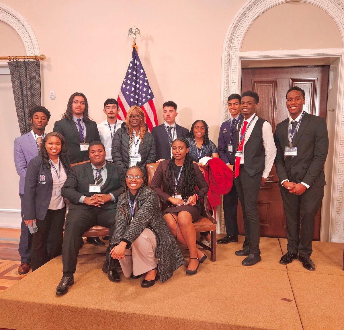 The Close Up Fondation & A Starting Point (ASP), invited students from Wise HS to participate in a forum on public policy with the Secretary of Energy & Deputy Secretary of Treasury along w/Chris Evans (Captain American - actor) and Mark Kassen. #PumaPride