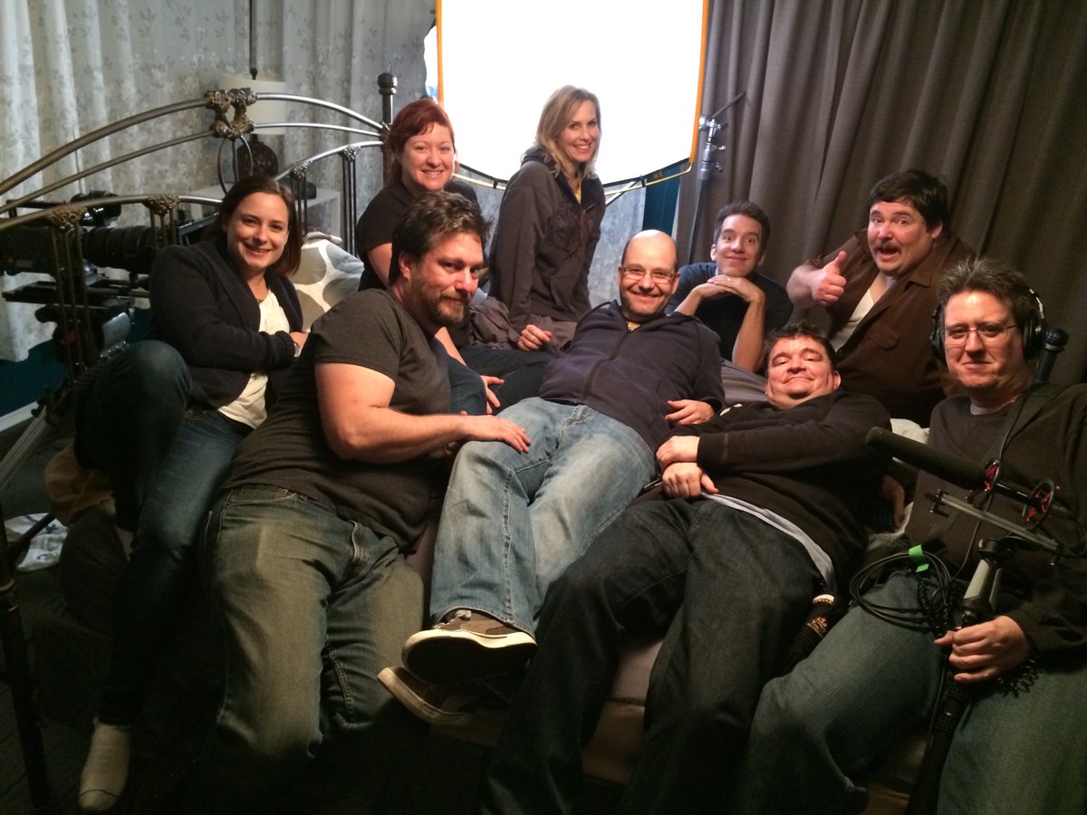 10 years ago today we got the kind of camera used to make James Bond movies to shoot two people humping in a bedroom. Happy anniversary to everyone who pitched in over the years to help make our little show about death.