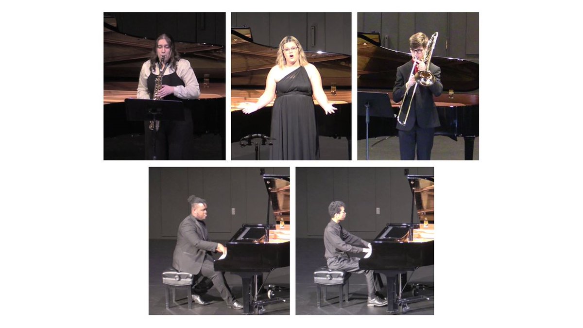 UPEImusic's tweet photo. 2024 Dr. Frances Gray Performance Competition, a public recital featuring five of our outstanding emerging artists. 
Friday, February 2, 7:30pm, SDU Stage, Dr. Steel Recital Hall, @UPEI campus. Admission: donation at the door (suggested: $20 adults, $10 students). https://t.co/yMsPwsml9w