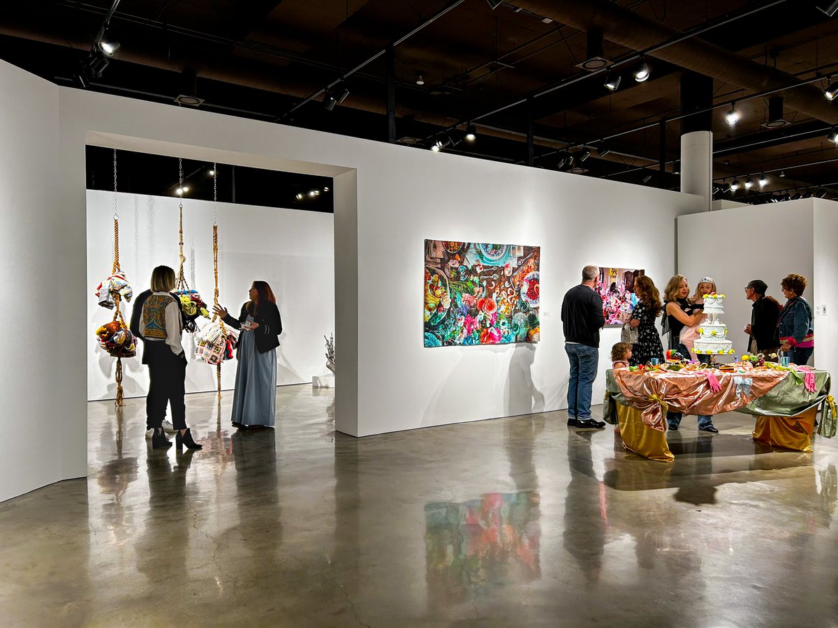 BreaGallery's tweet photo. We had a fantastic opening! Thanks for all who attended - Through the Dreamhouse is on view Wed-Sun noon to 5pm until March 22nd. https://t.co/aEUO6uaZap