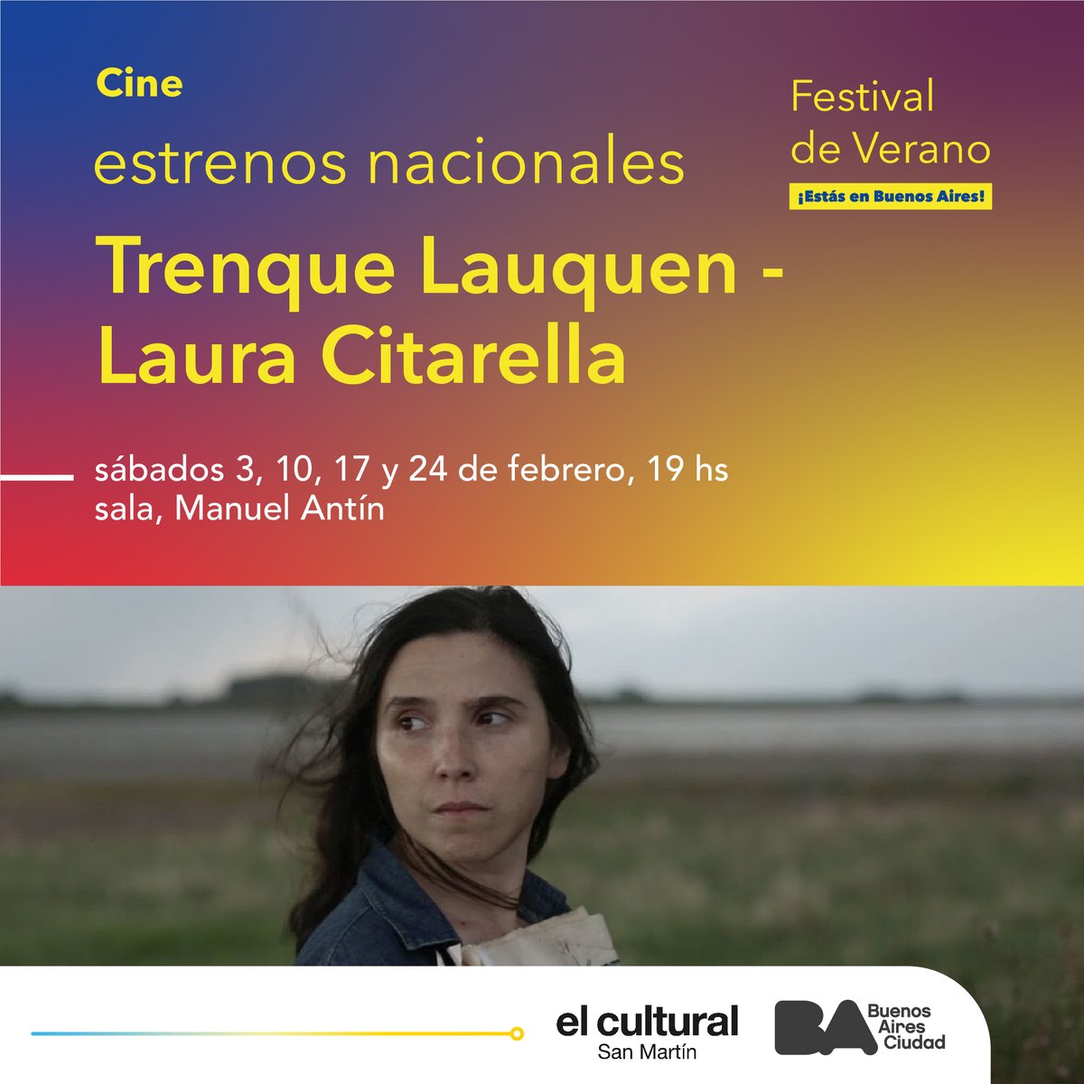 Re-estreno de Trenque Lauquen! Sábados de Febrero!